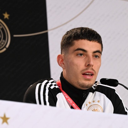 Kai Havertz auf der DFB-Pressekonferenz