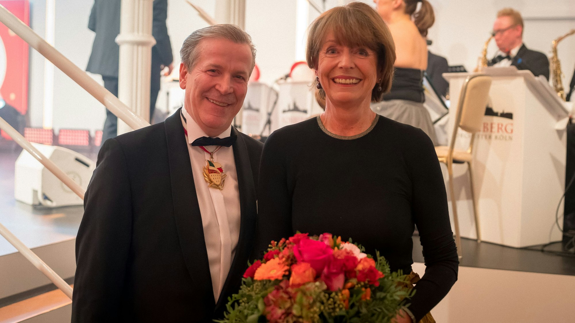 Christoph Kuckelkorn mit Oberbürgermeisterin Henriette Reker.