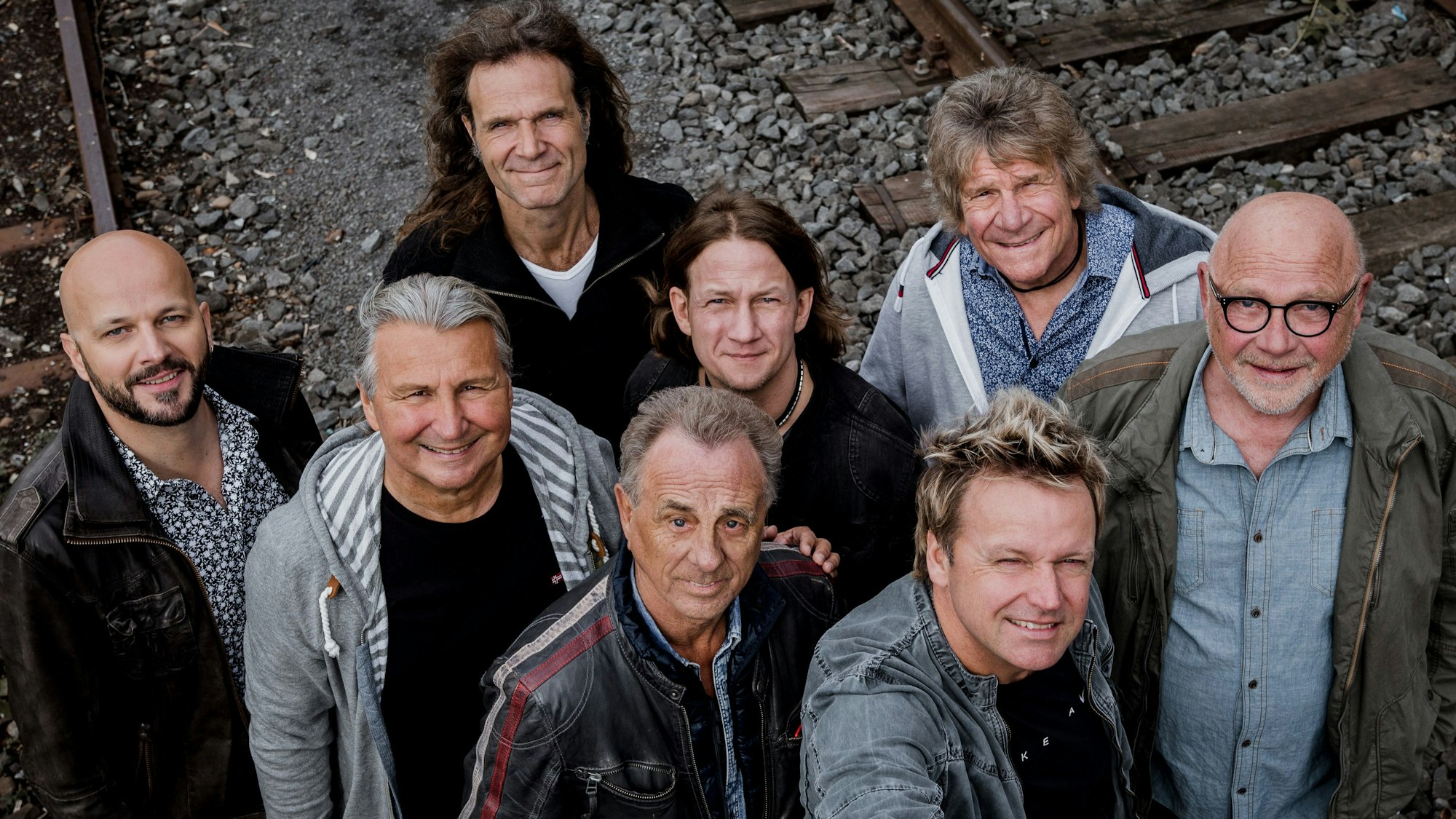 Die kölsche Mundartband Bläck Fööss um den Leverkusener Musiker Pit Hupperten.