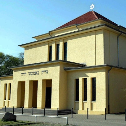 Der Eingangsbereich des jüdischen Friedhofs Bocklemünd in Köln-Vogelsang.