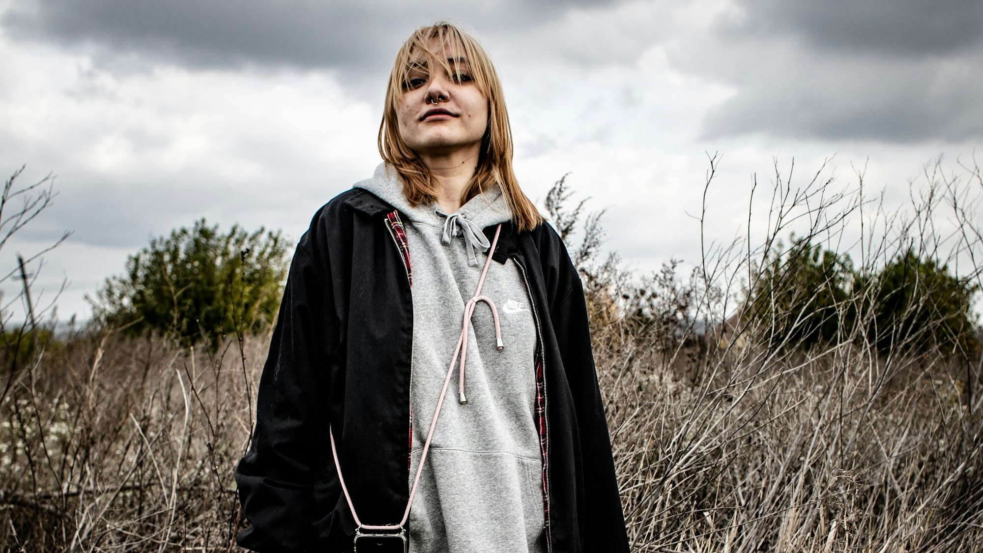 Daria Ushakova in ihrer Heimatstadt Dnipro.