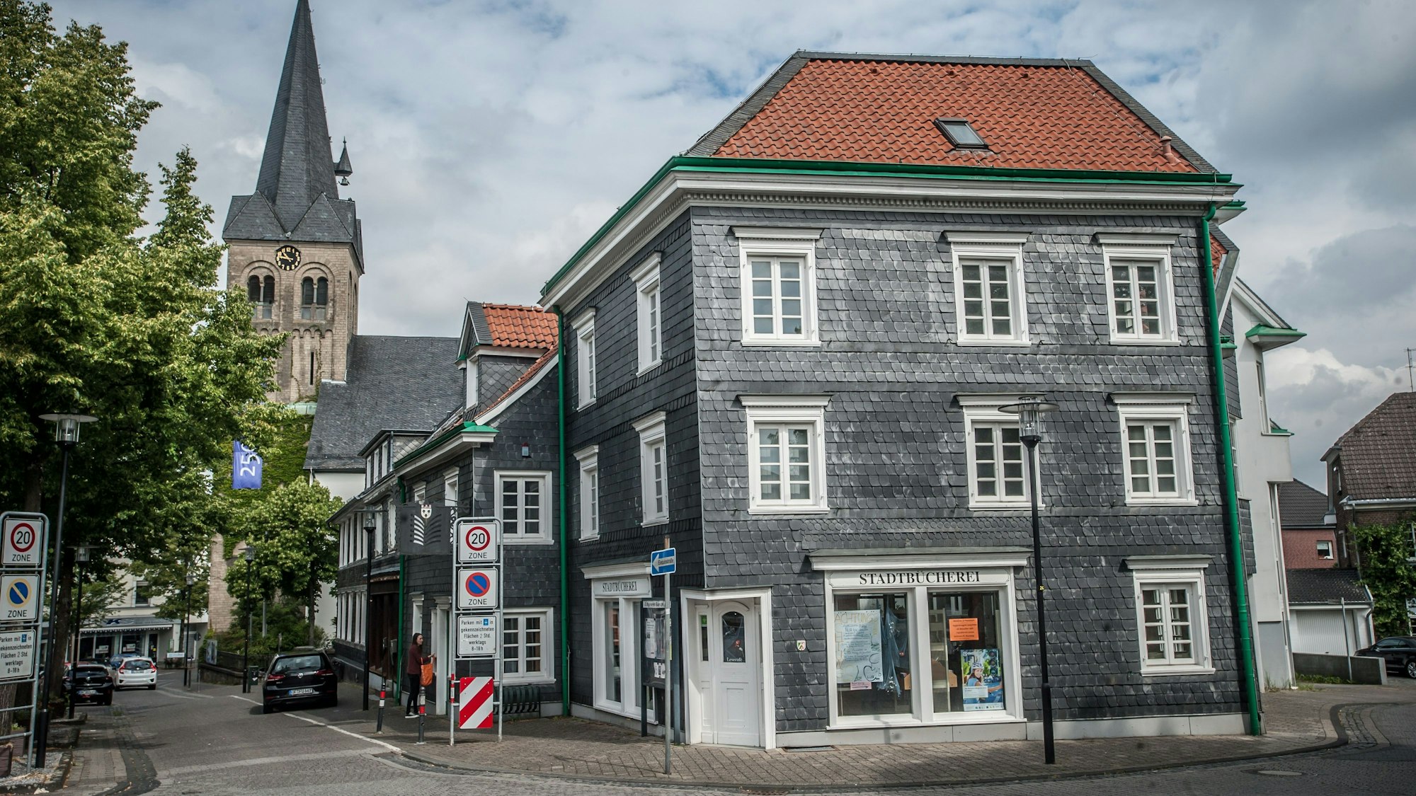 Die Stadtbücherei in Burscheid.