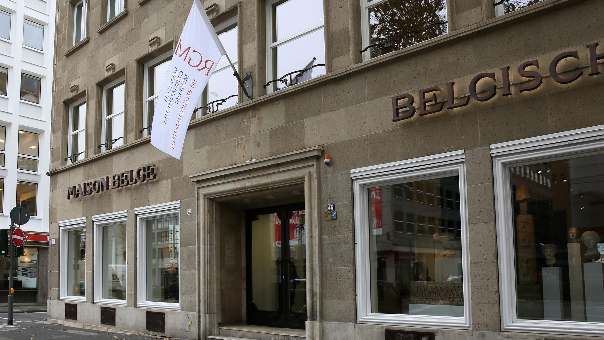 Das Belgische Haus dient als Interim für das Römisch-Germanisch Museum.