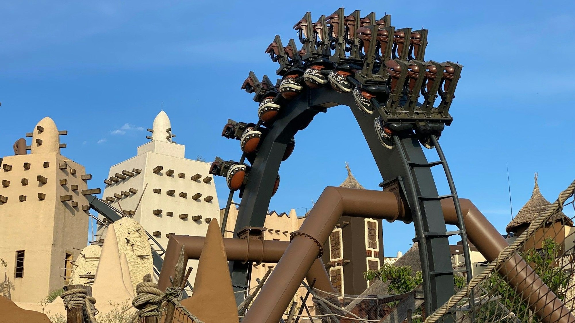 Die Hauptattraktion in der Themenwelt „Deep in Africa“ im Phantasialand.