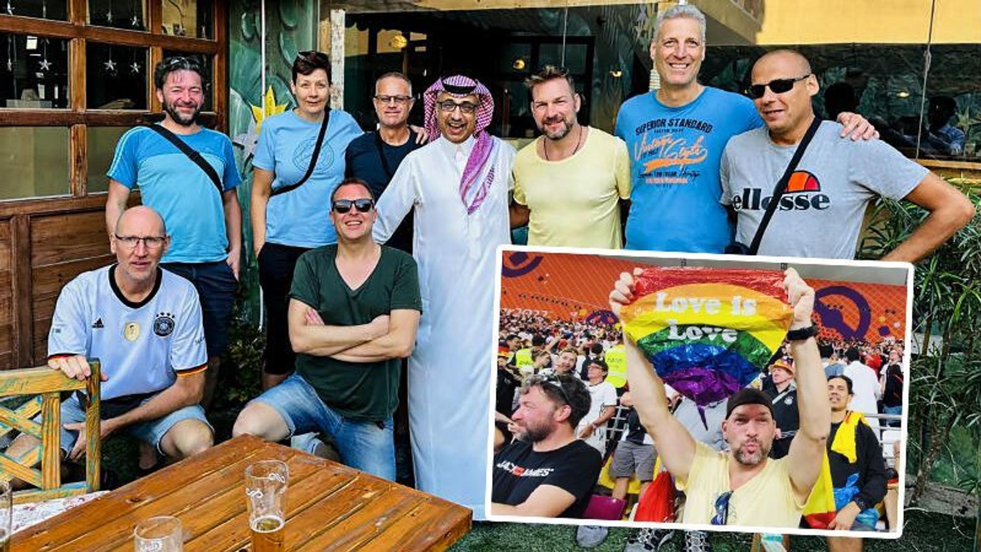 Diese deutschen Fans nehmen gerade einige Strapazen auf sich, um die deutsche Nationalmannschaft in Katar anzufeuern.