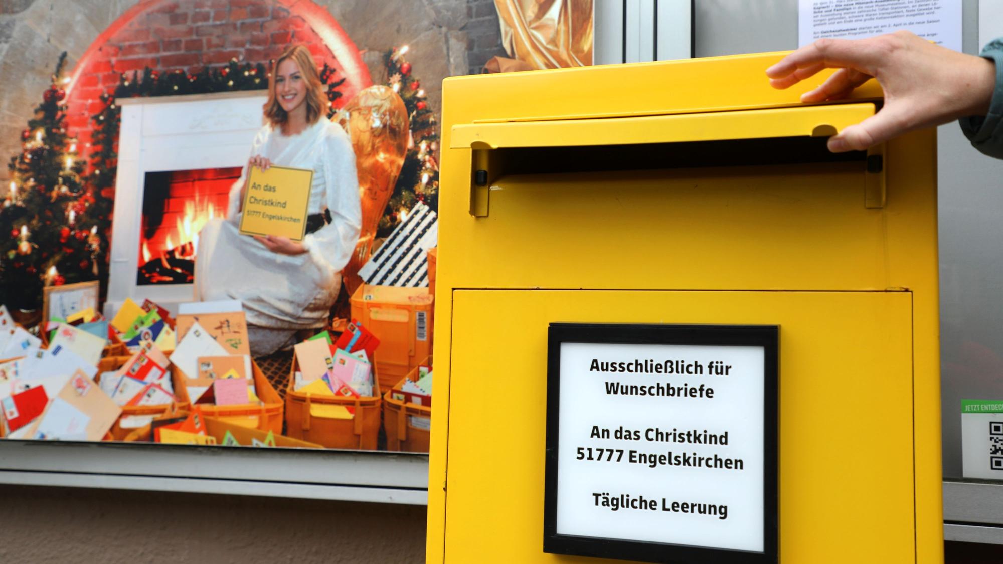 Der Briefkasten für die Wunschzettel