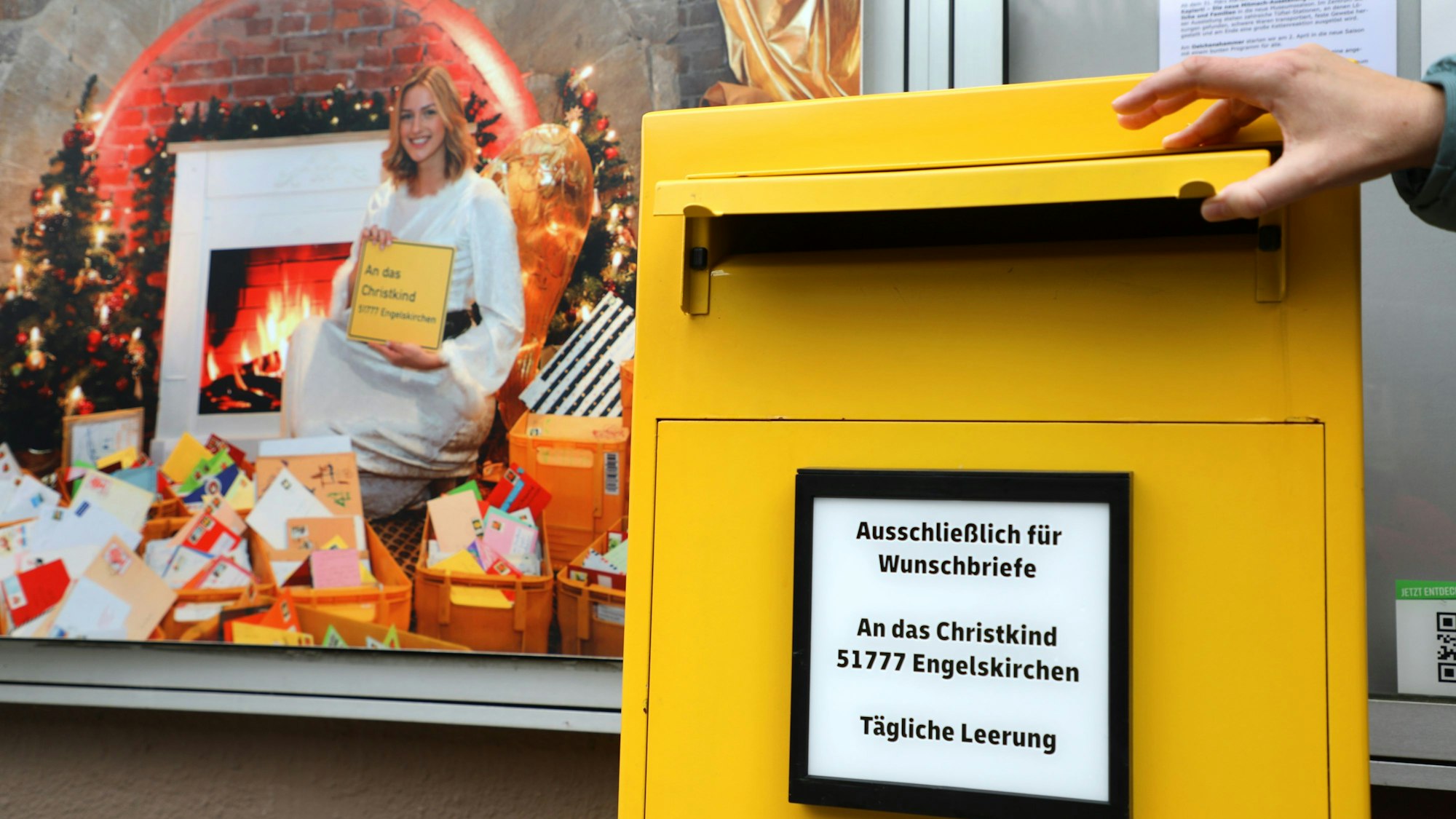 Der Briefkasten für die Wunschzettel