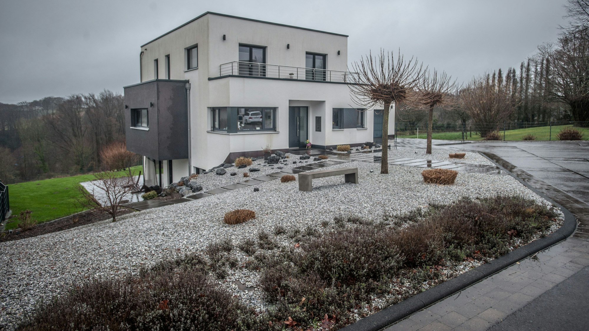 Ein Schottergarten in Pattscheid.