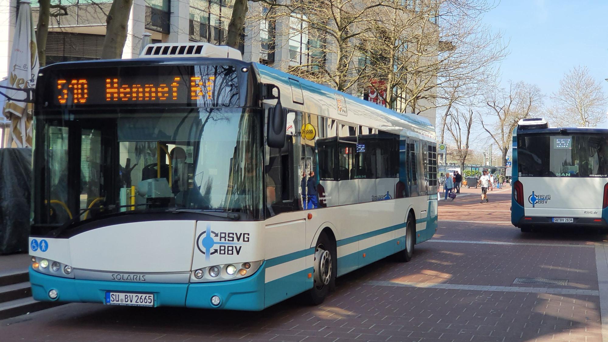 Symbolbild Öffentlichen Personennahverkehr,ÖPNV, Busverkehrs, RSVG, Rhein-Sieg-Verkehrsgesellschaft