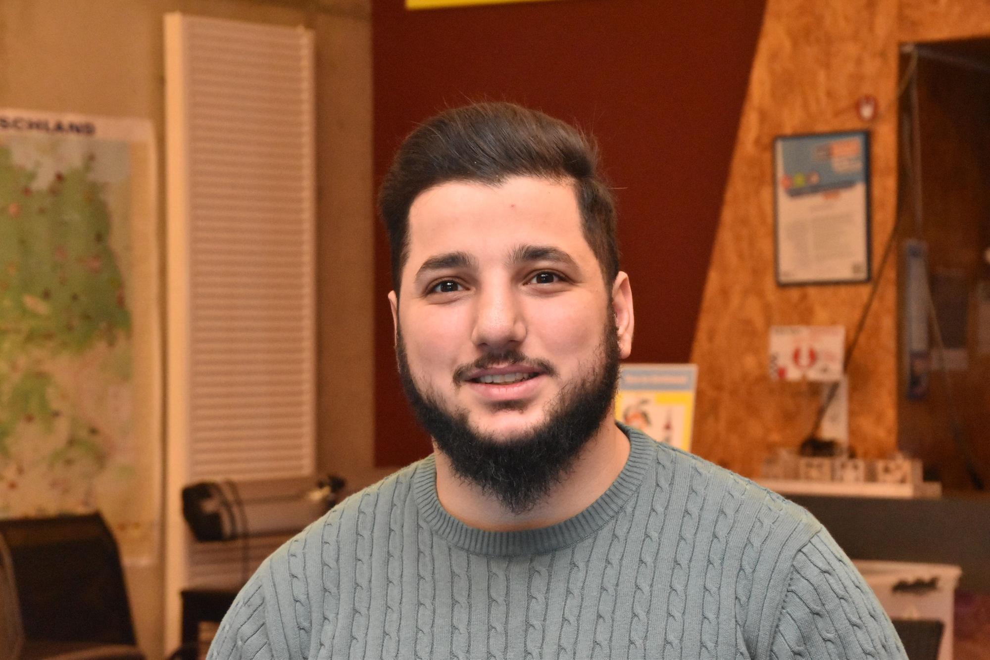 Enes Cantali im Eitorfer Jugendcafé