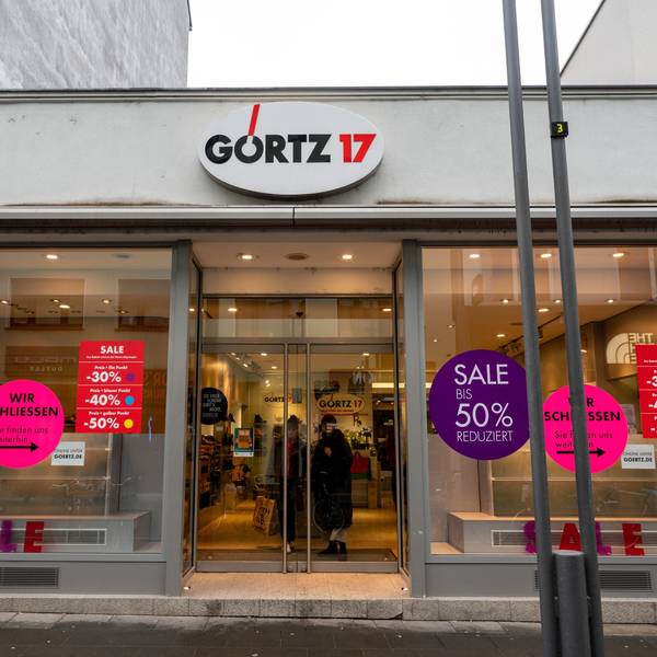 05.12.2022, Köln: Görtz-Filiale in der Ehrenstraße. Schuhhändler Görtz schließt nach Insolvenz erste Filialen. Foto: Uwe Weiser
