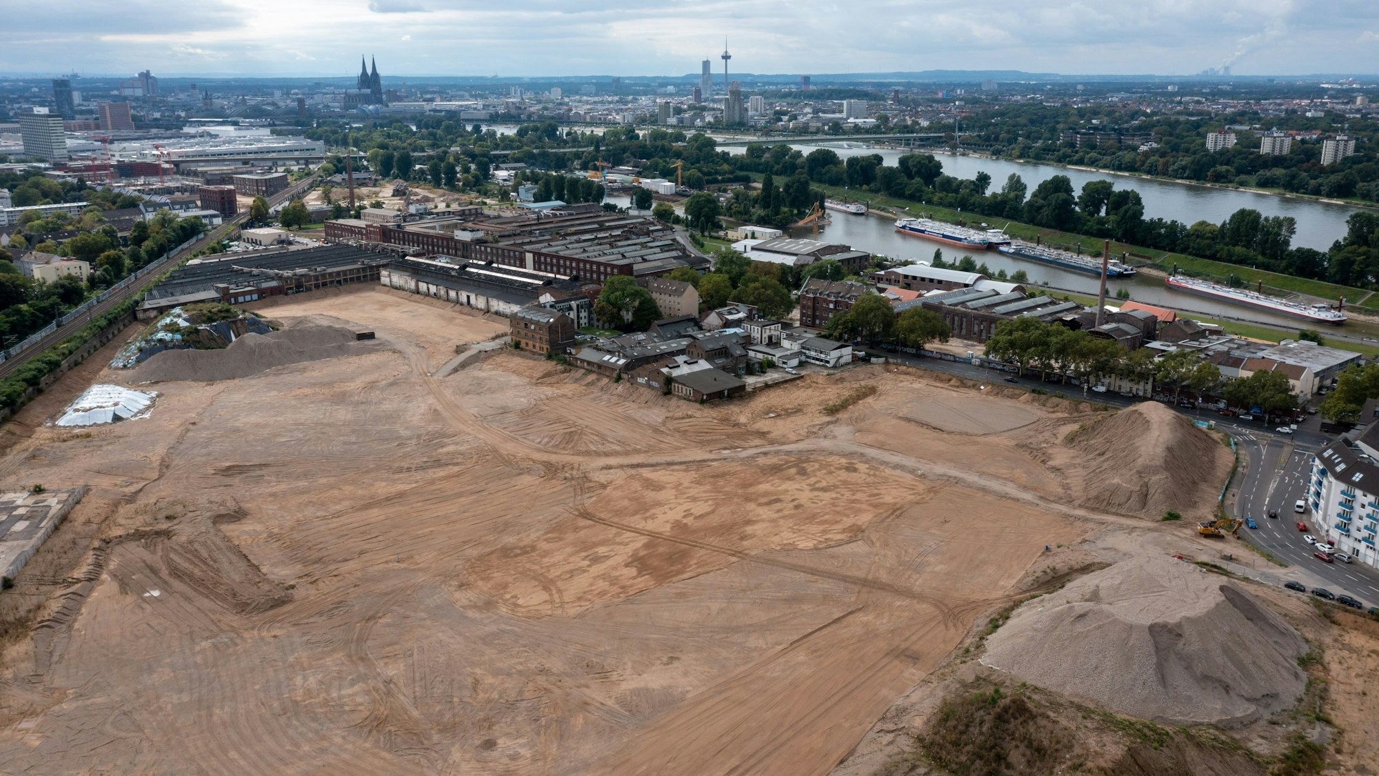 Eine Aufnahme über den Mülheimer Süden.