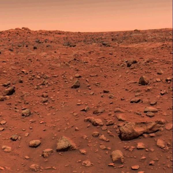 Eine Aufnahme der Mars-Mission „Viking 1“ der NASA aus dem Jahr 1997.