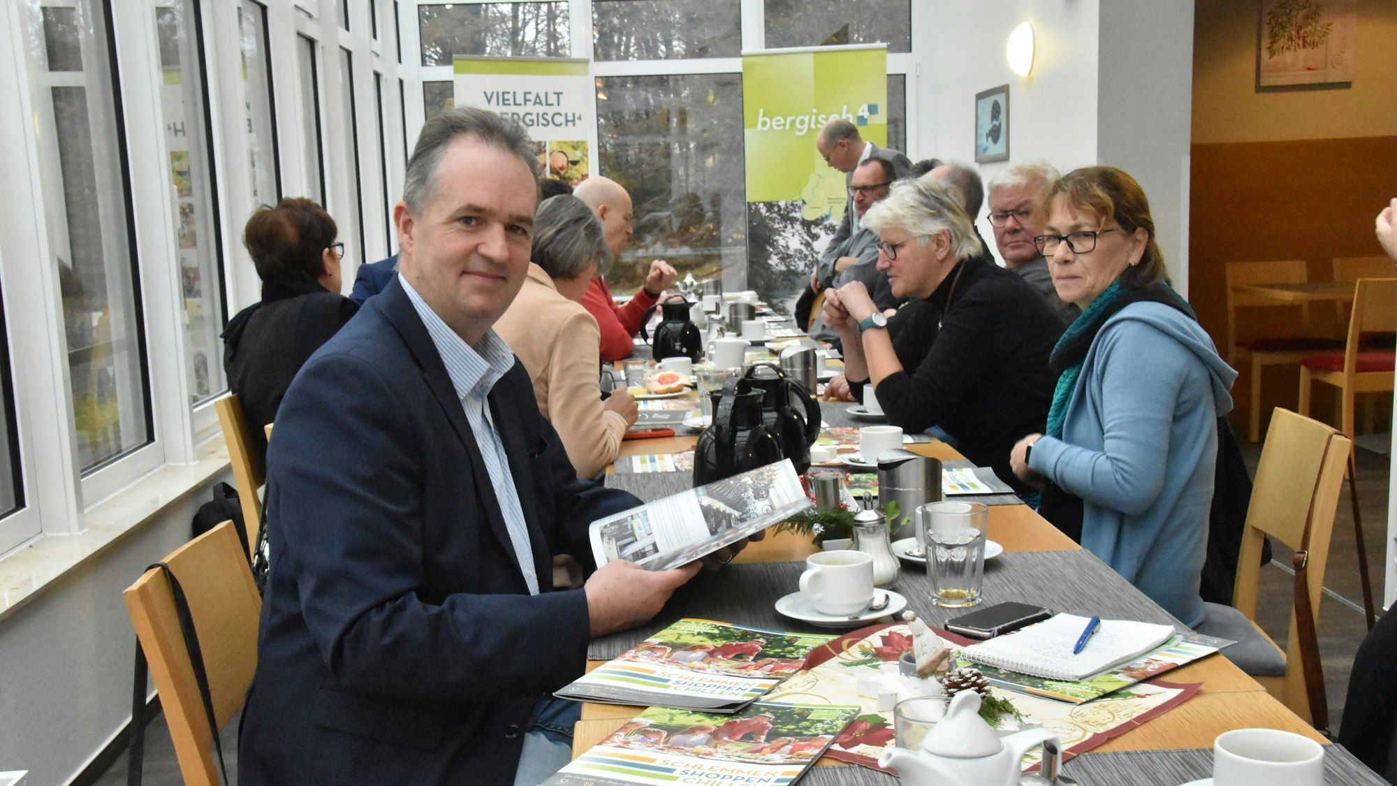 Timo Haller führt den Touristikverein Bergisch Hoch vier durch schwere Zeiten.