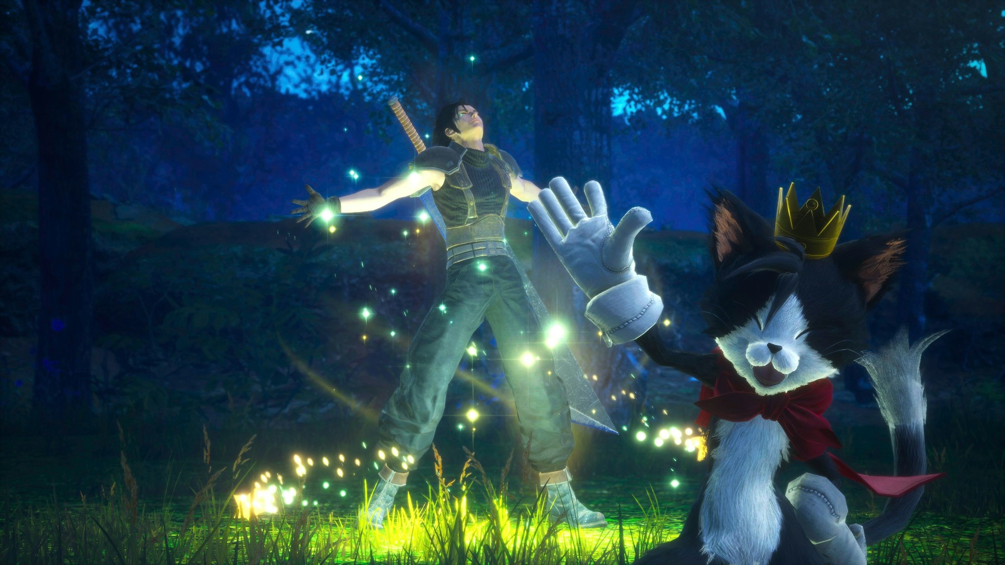 Eine Stene aus dem Spiel Crisis Core