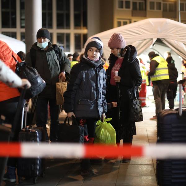 3812 Menschen aus der Ukraine sind derzeit in Köln untergebracht. Unser Bild zeigt die Auffangstation am Breslauer Platz im März 20222.