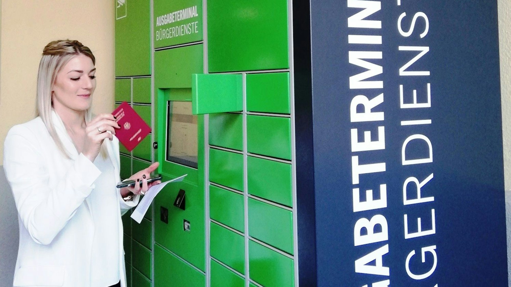 Ein Ausweisterminal der Kern AG. Symbolbild