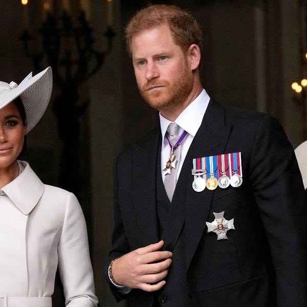 Prinz Harry und Meghan beim Thronjubiläum in London.