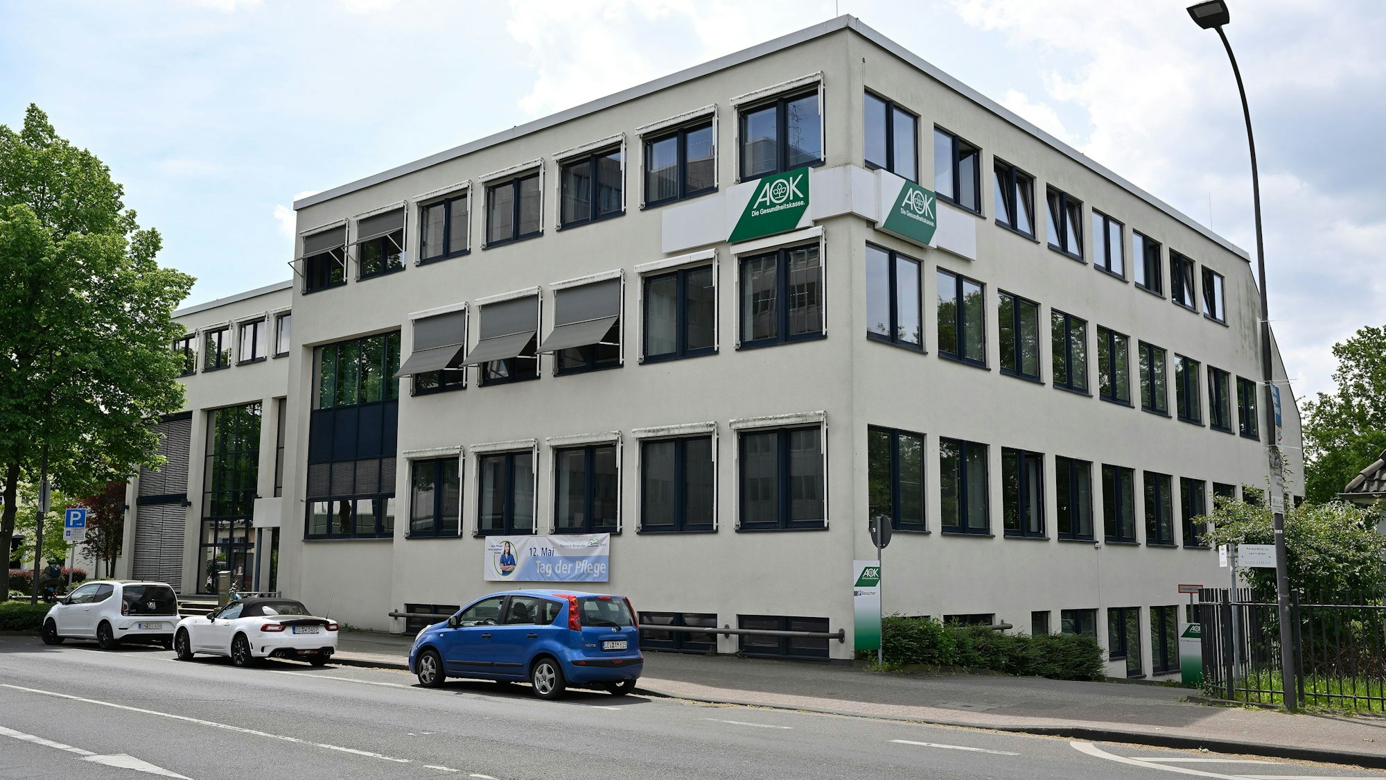 Das ehemalige AOK Gebäude soll die maroden Stadthäuser ersetzen.