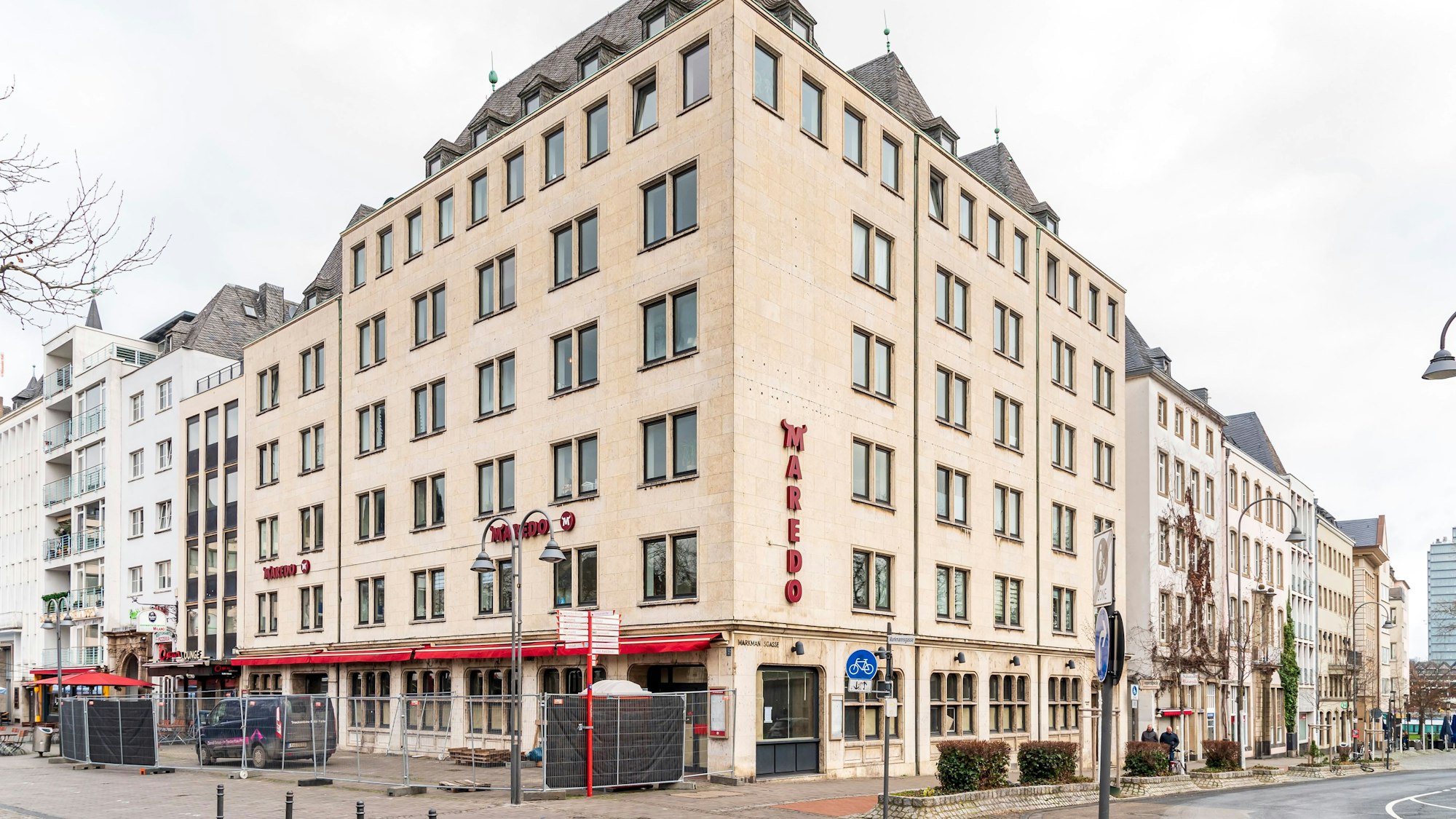 Außenaufnahme vom Gebäude des Maredo auf dem Heumarkt