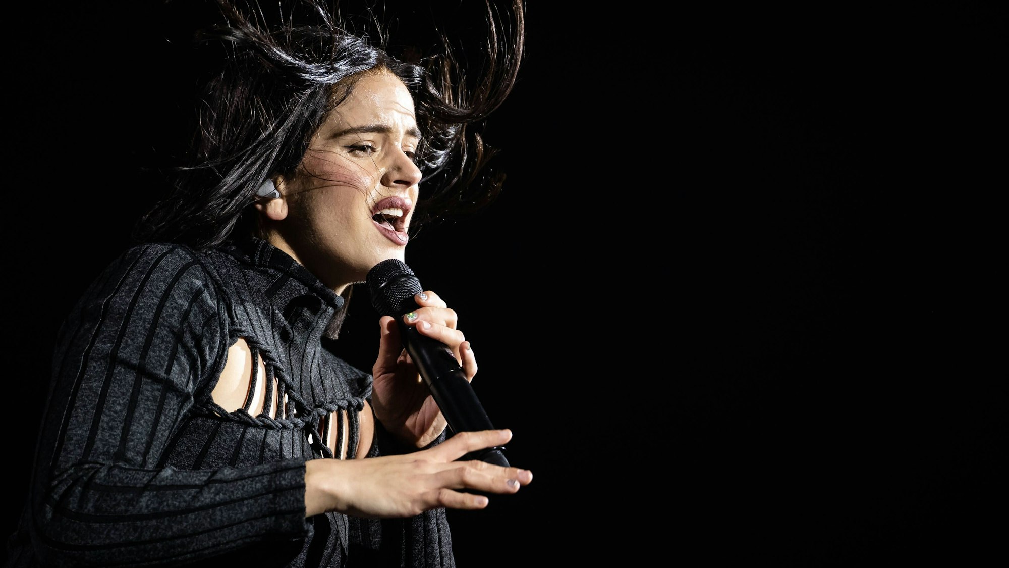 Rosalia at the Altice Forum Braga Braga, 11/26/2022 - The artist Rosalia performed this evening at the Altice Forum Braga, in front of a sold-out crowd with 30,000 people watching. PUBLICATIONxINxGERxSUIxAUTxONLY GoncaloxDelgado