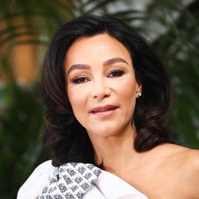 Verona Pooth bei einem Termin.