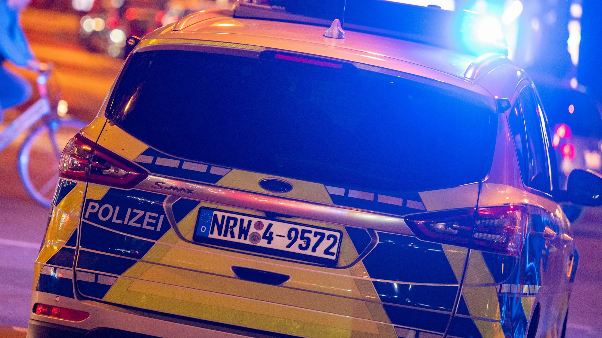 Die Polizei ist auf den Ringen im Einsatz.