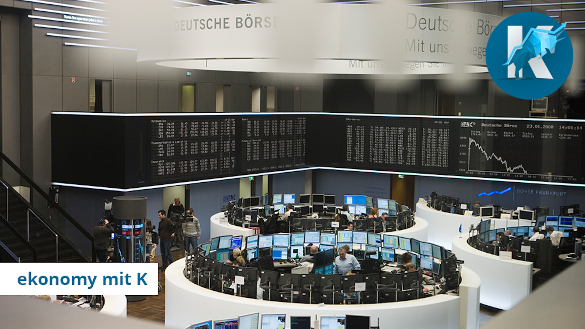 Blick in die Deutsche Börse