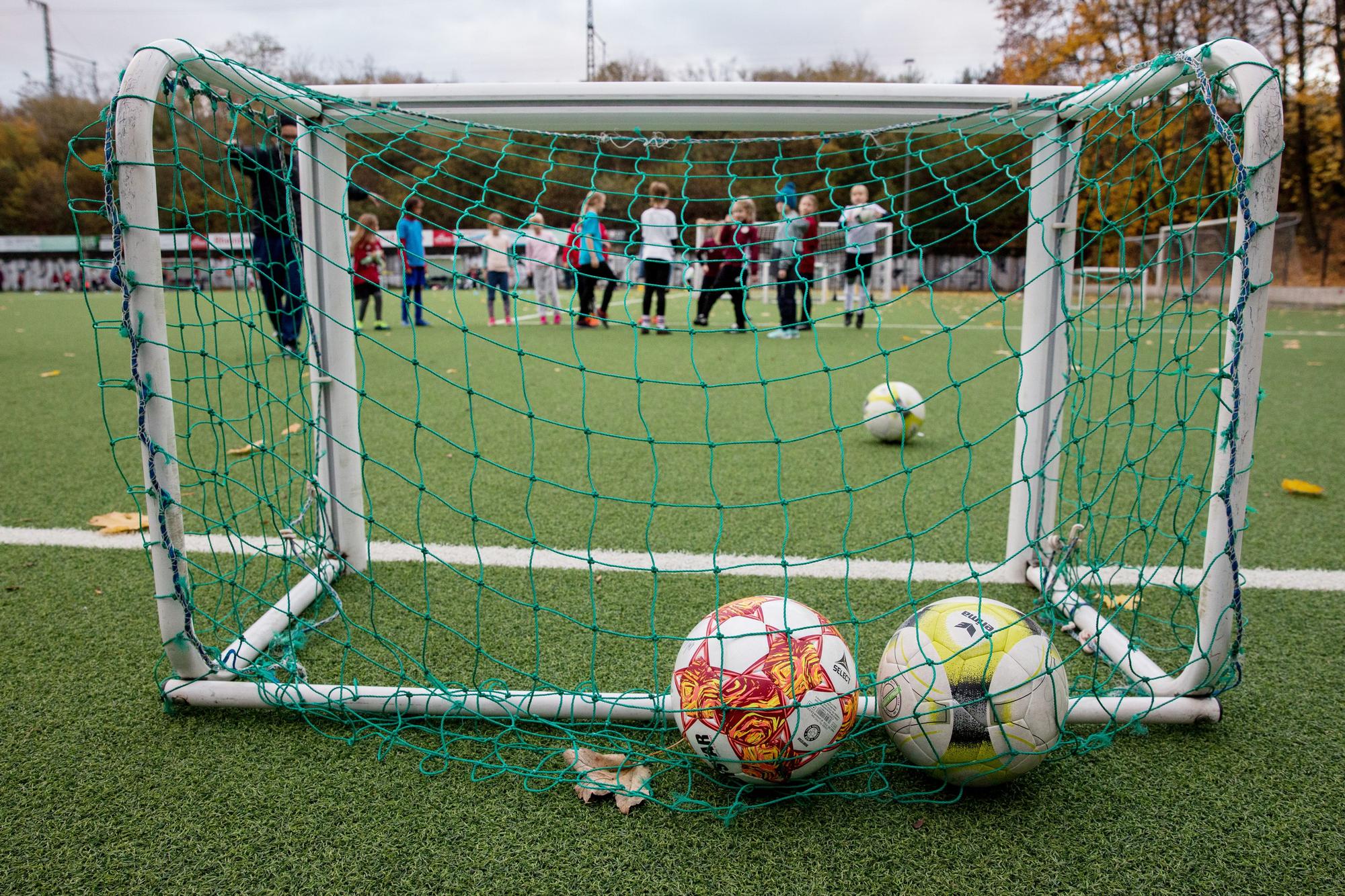 Training bei dem Fußballverein ESV Olympia Köln.