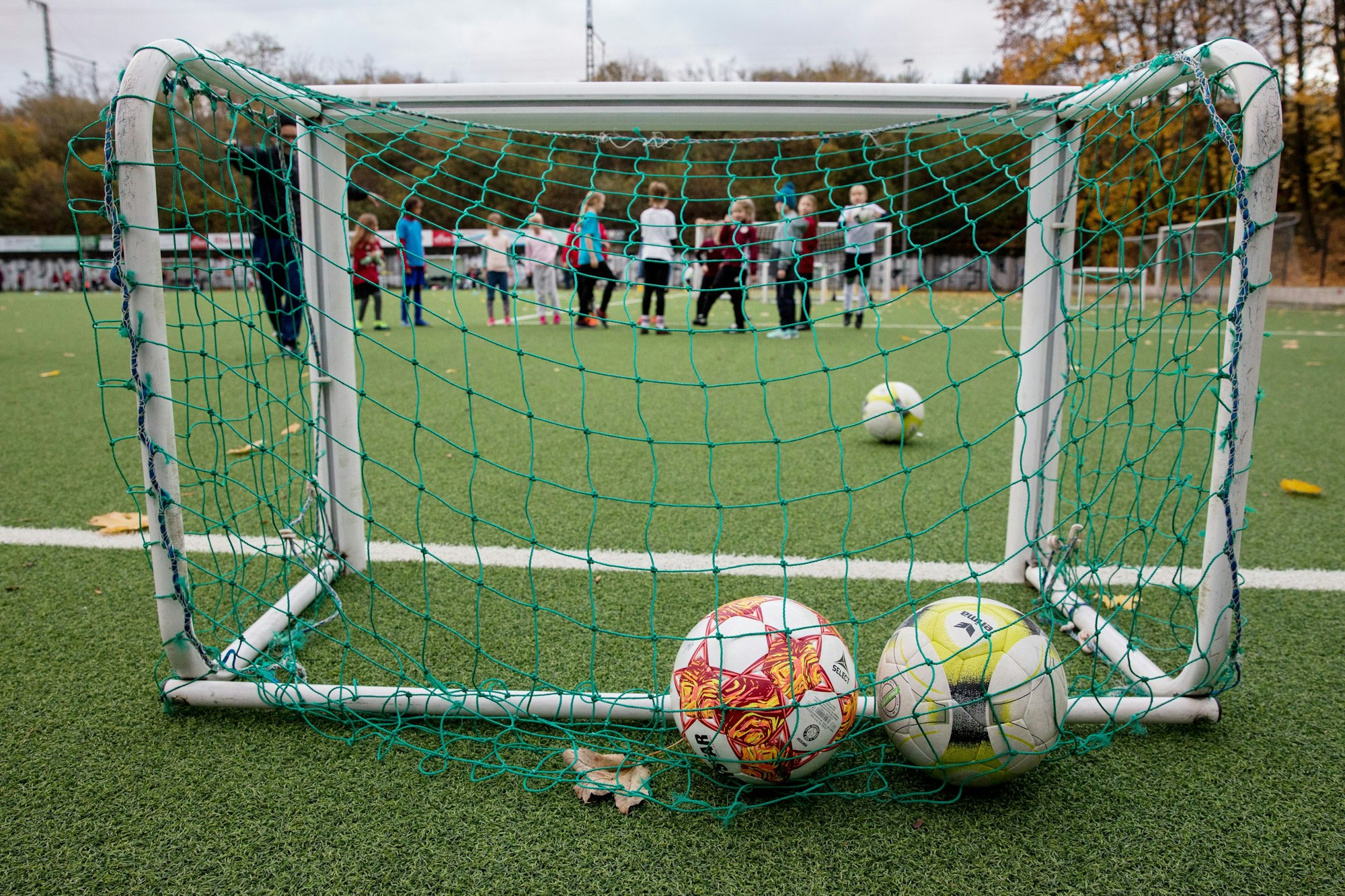 Training bei dem Fußballverein ESV Olympia Köln.