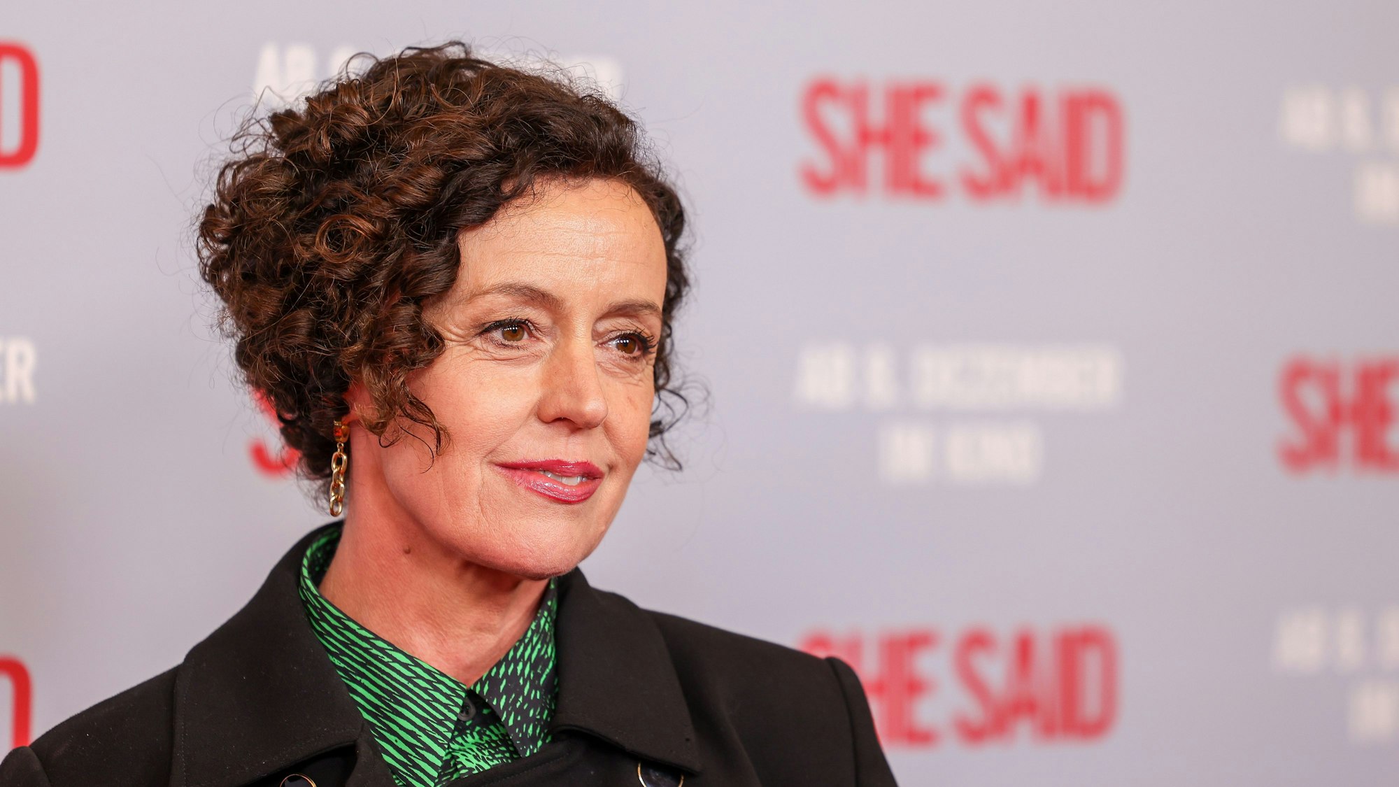 Maria Schrader bei der Premiere von „She Said“ in Berlin.