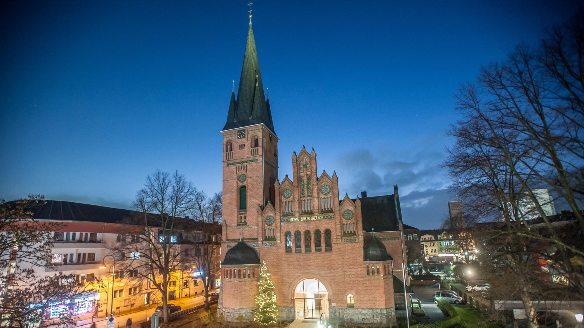 Die Christuskirche in Wiesdorf.