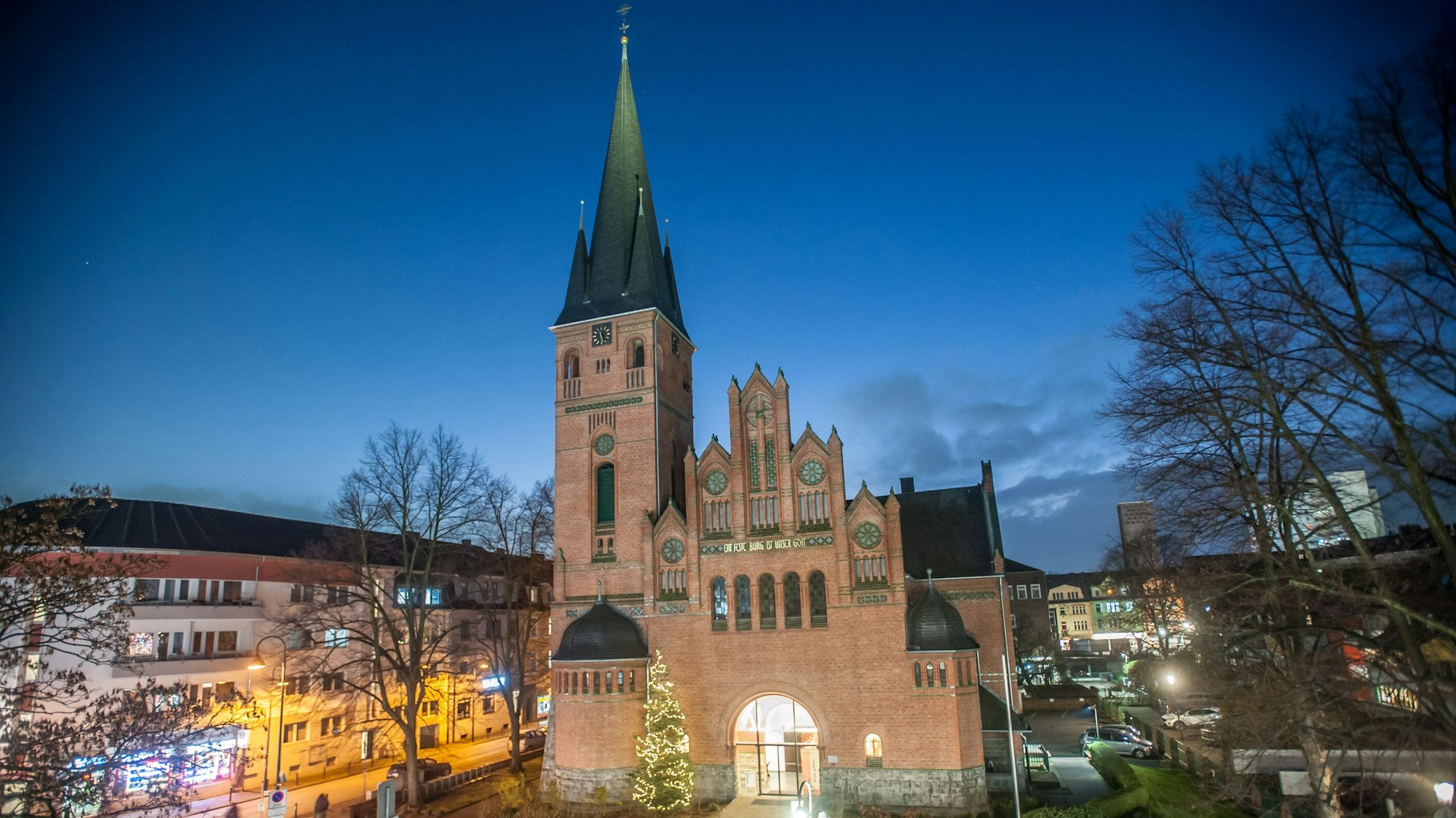 Die Christuskirche in Wiesdorf.