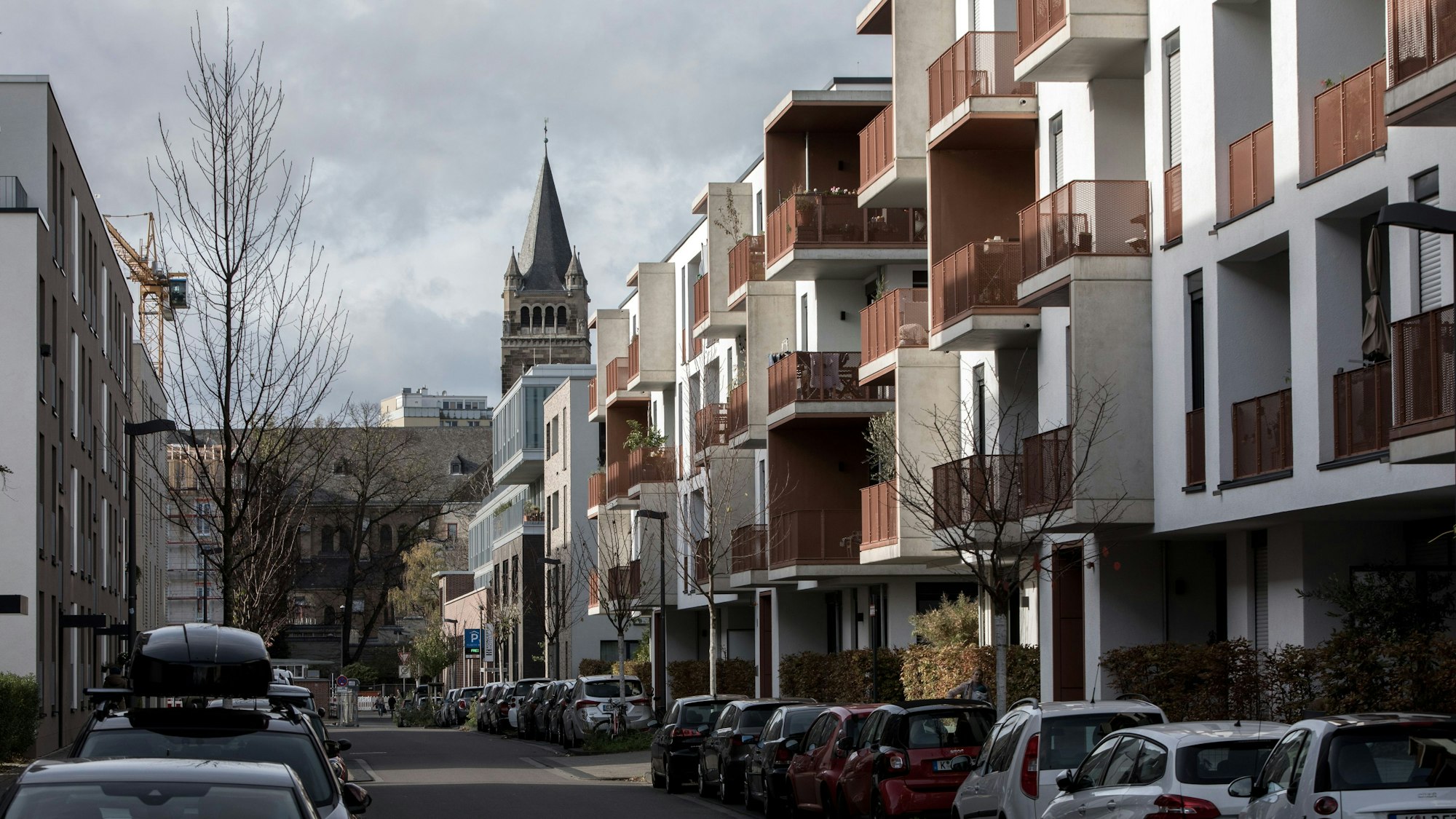 Die Josefine-Clouth-Straße in Köln-Nippes