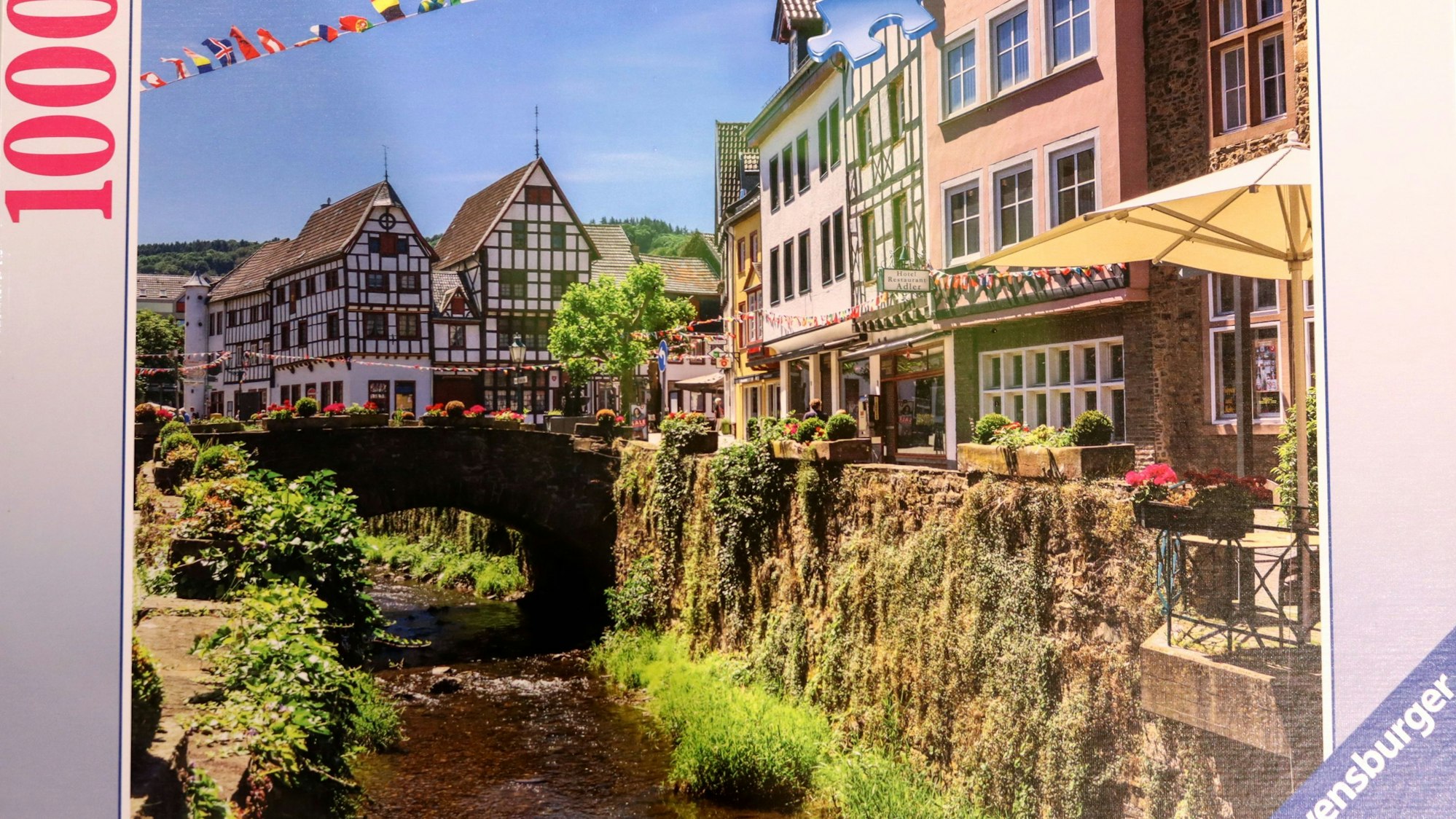 Die Verpackung des Bad-Münstereifel-Puzzles von Ravensburger