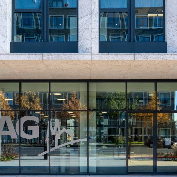 Die Hauptverwaltung der GAG in Kalk