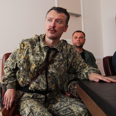 Der russische Nationalist Igor Girkin 2014.