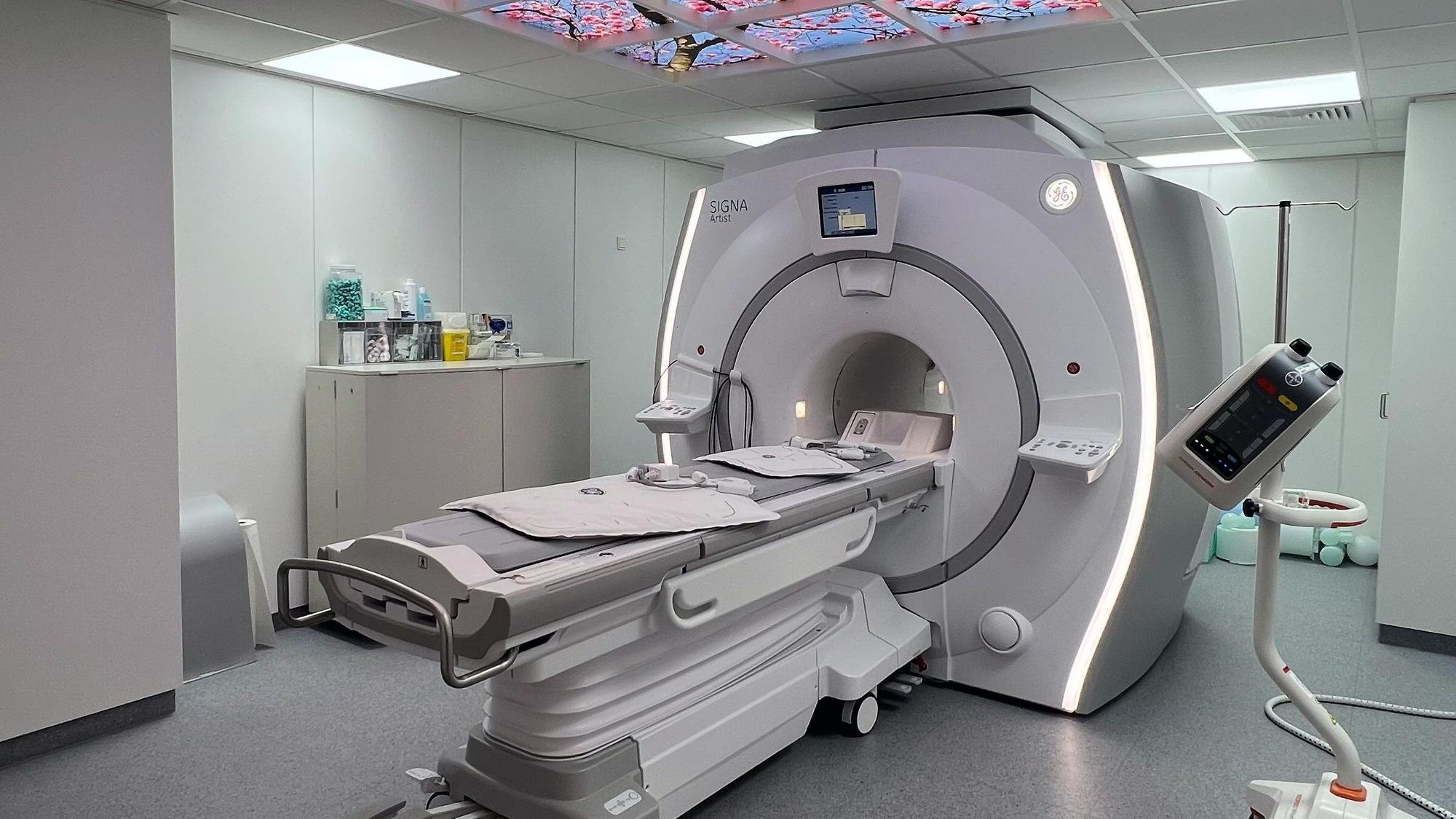 Das neue MRT im Porzer Krankenhaus.