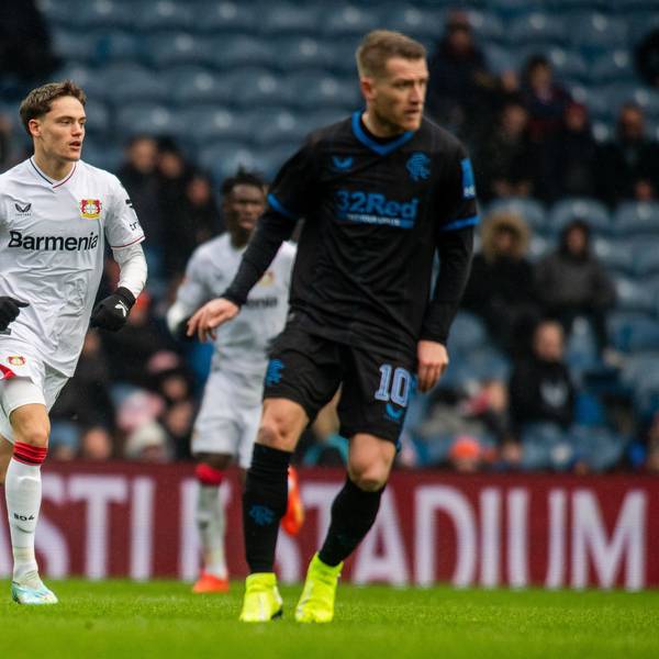 Bayer 04 Leverkusens Florian Wirtz im Testspiel in Glasgow