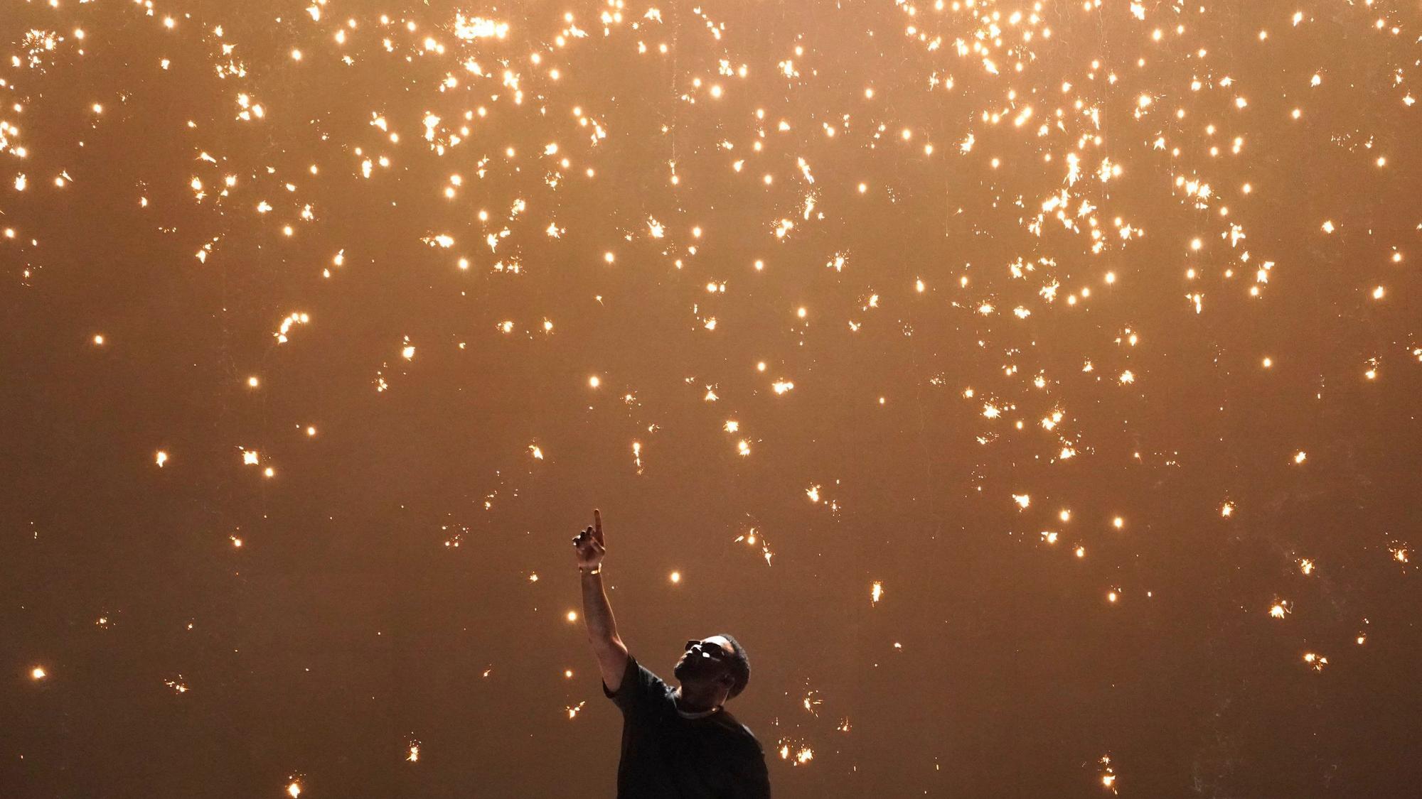 Sean „Diddy“ Combs tritt bei einem Konzert in Los Angeles auf.