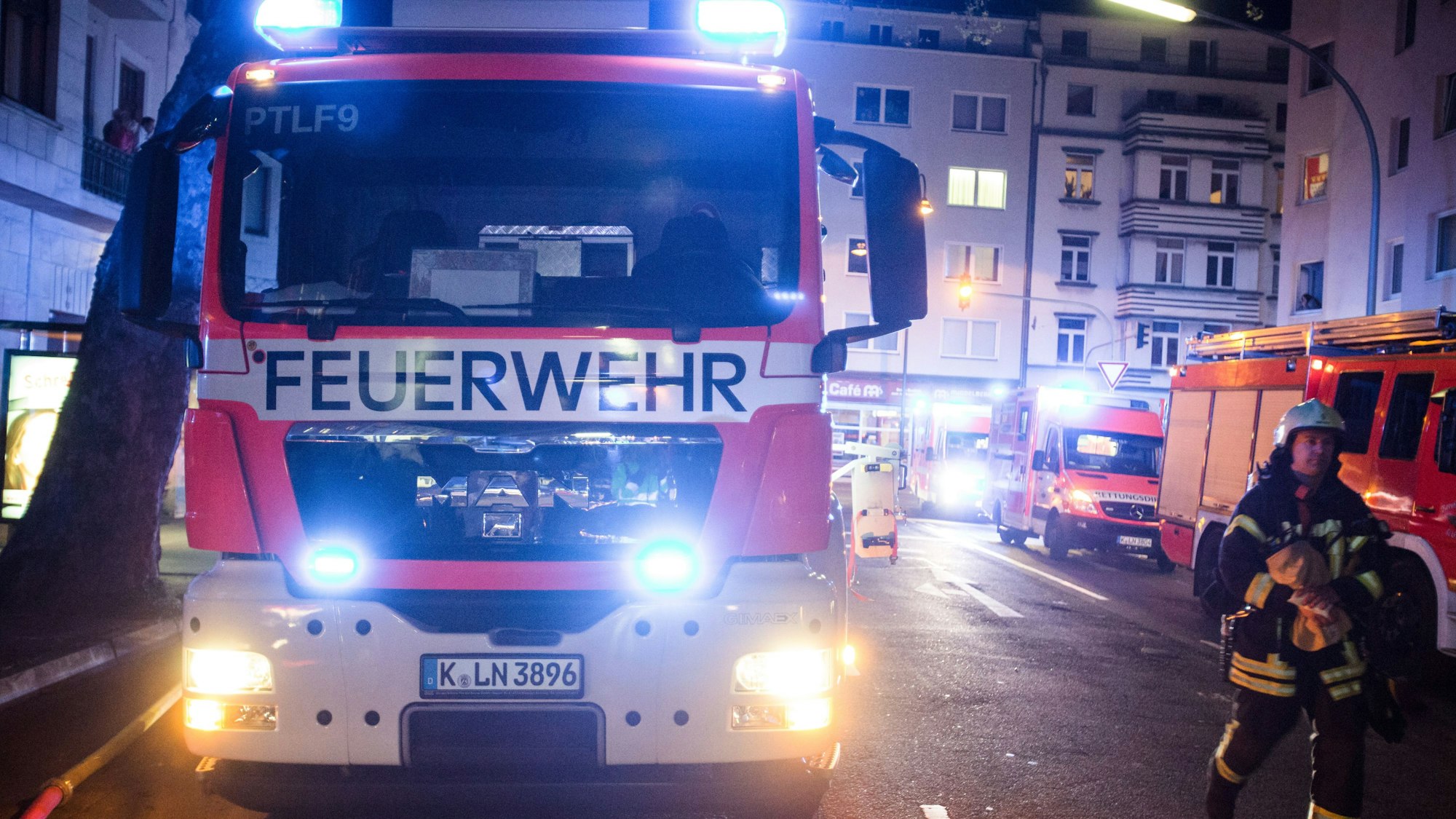 Feuewehrwagen von vorne