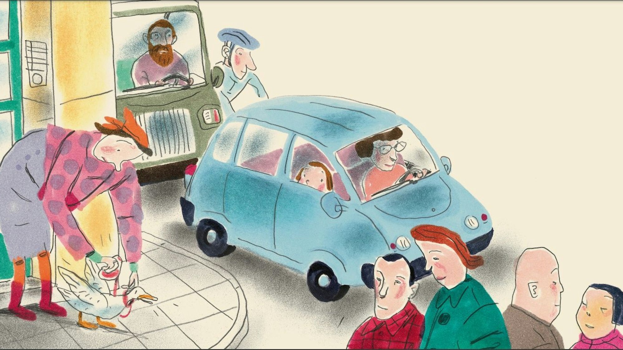 Seite aus dem Kinderbuch "Ellington", dem Jungen Buch für die Stadt 2022.