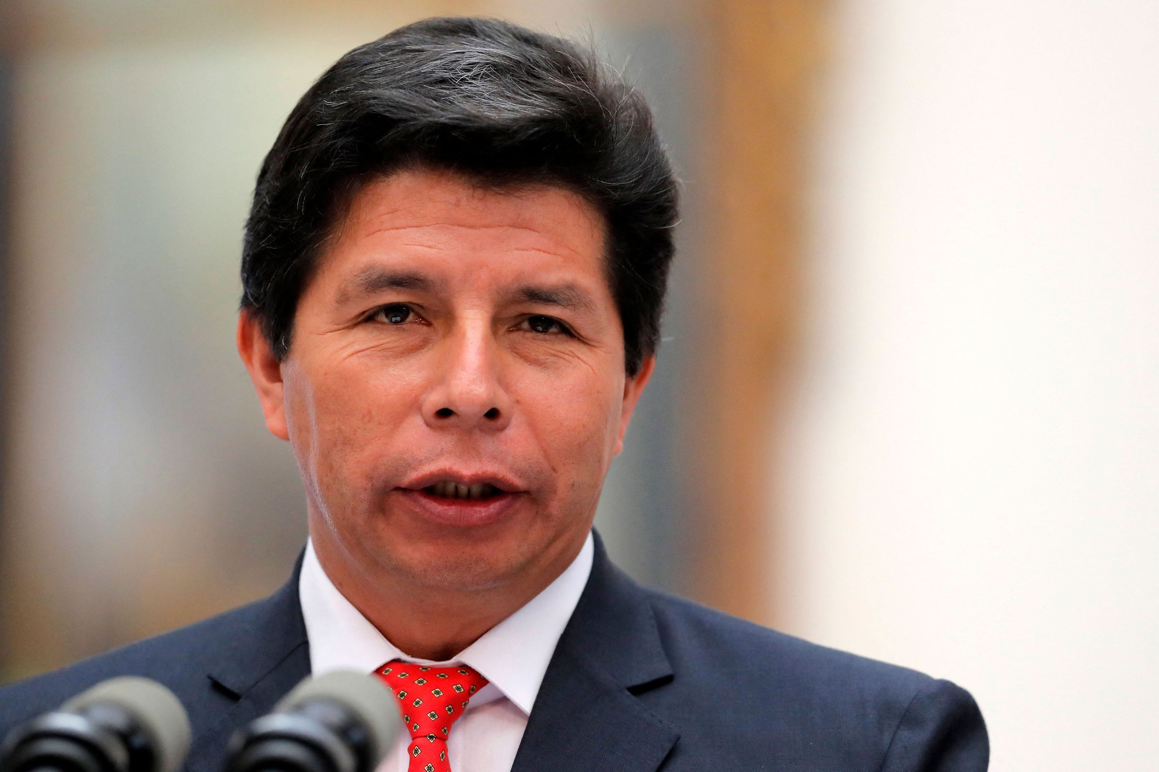 Perus Ex-Präsident Pedro Castillo wird Rebellion vorgeworfen.