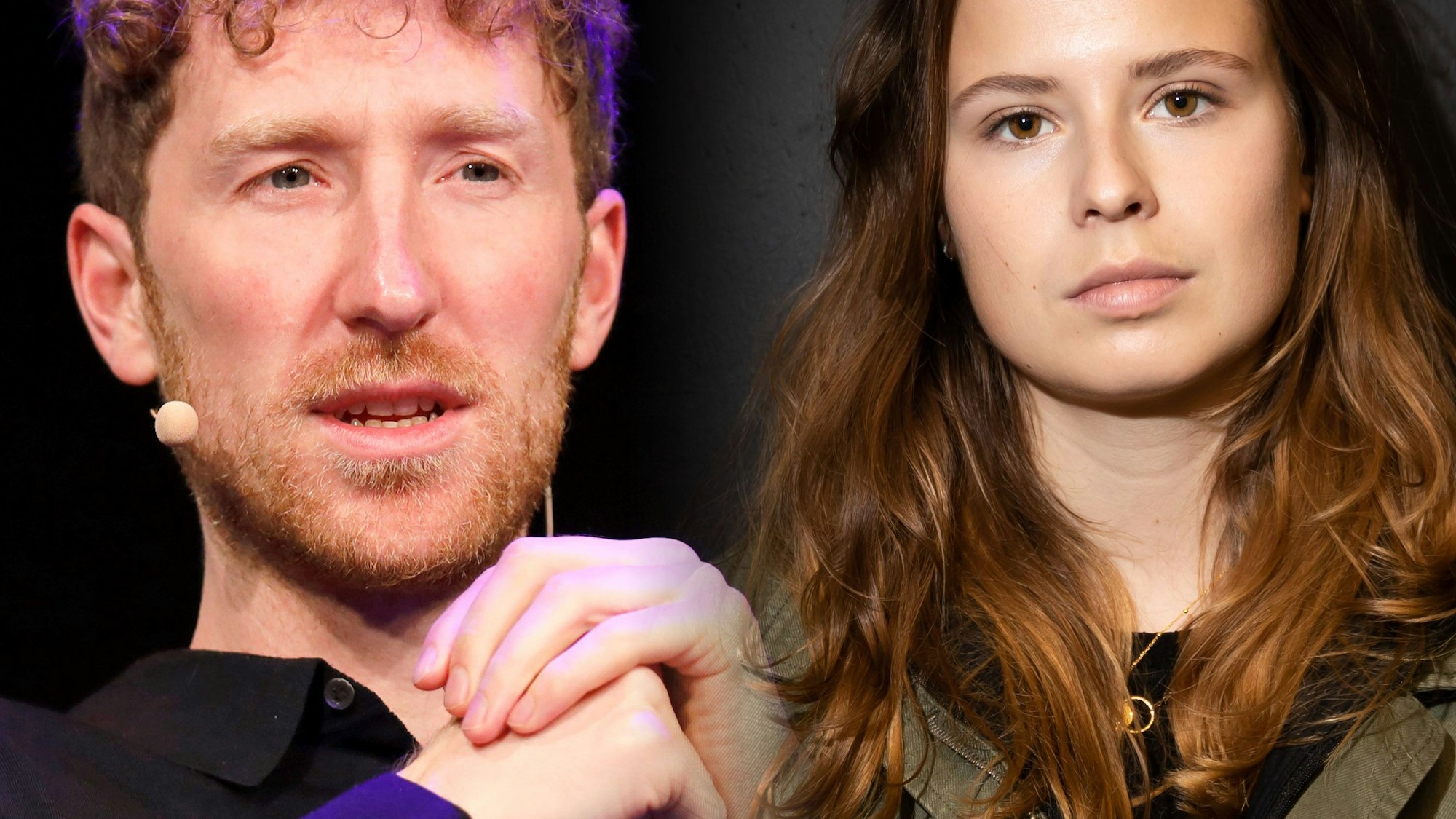 Louis Klamroth und Luisa Neubauer