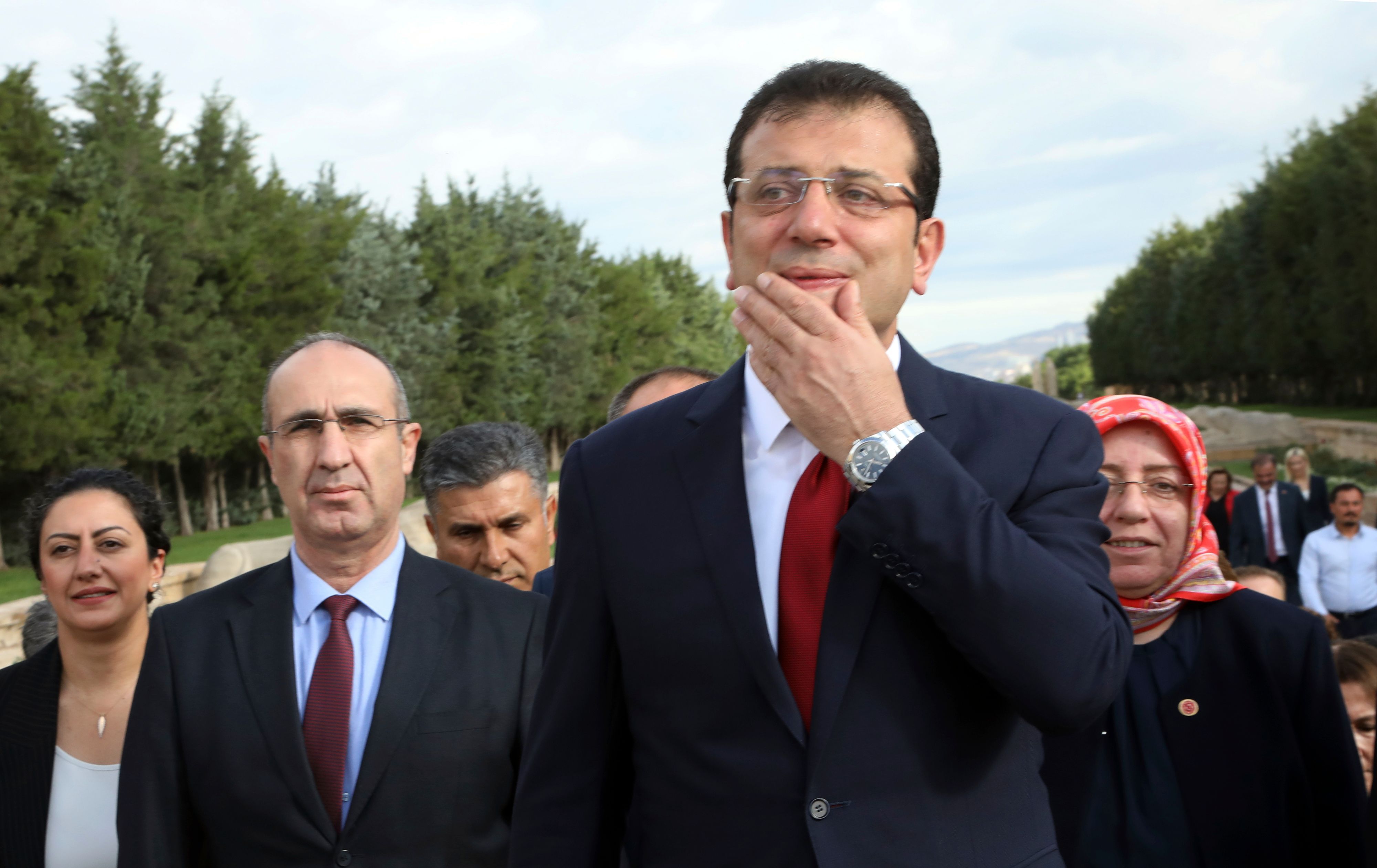 Bürgermeister von Istanbul besucht Atatürk-Mausoleum