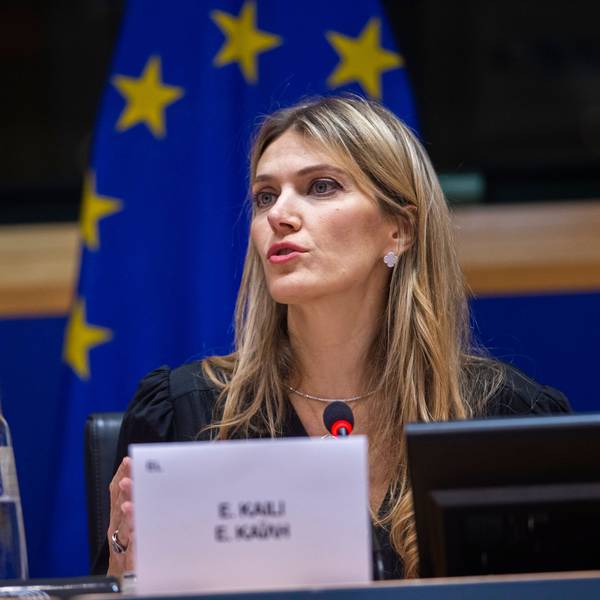 Die ehemalige Vizepräsidentin des Europäischen Parlaments, Eva Kaili, sitzt zurzeit im Gefängnis. (Archivbild)