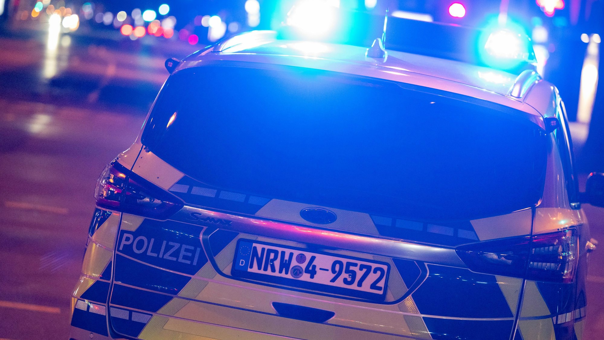 Die Polizei ist auf den Ringen im Einsatz.