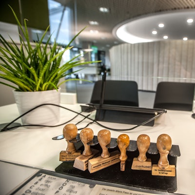Stempel im Bürgerbüro in den Luminaden