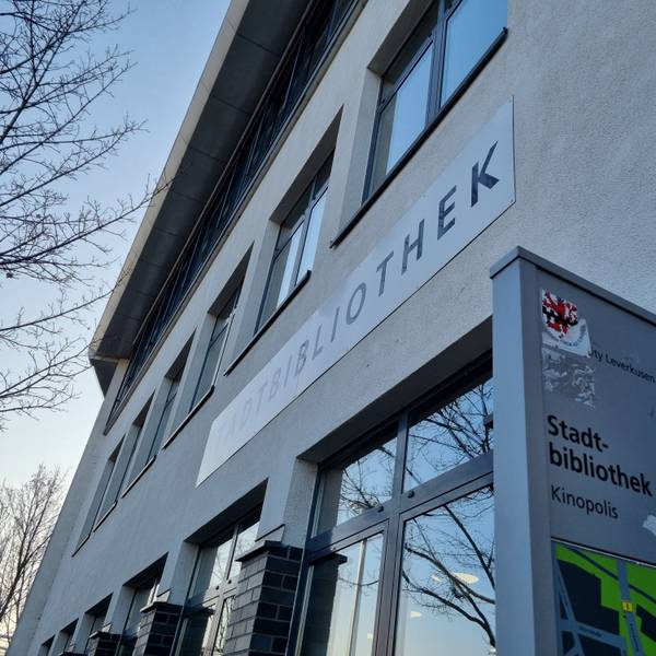 Stadtbücherei Leverkusen in der Außenansicht