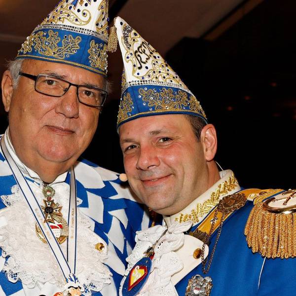 Peter Griesemann mit Sohn Björn im Jahr 2019